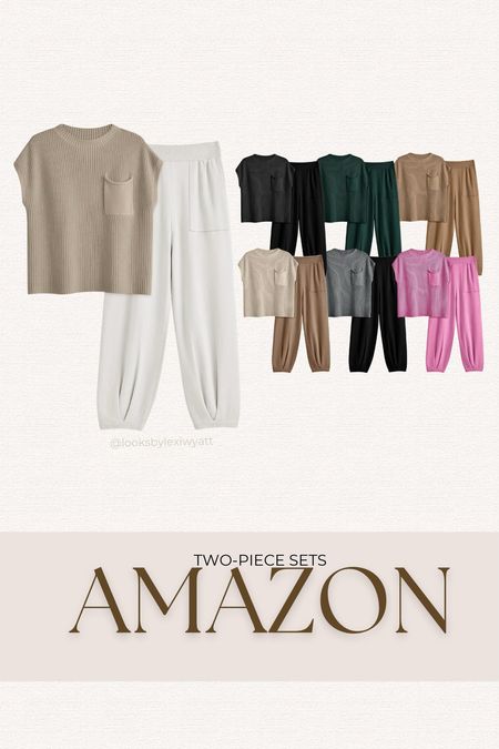 Two piece trending sets from Amazon for spring summer!