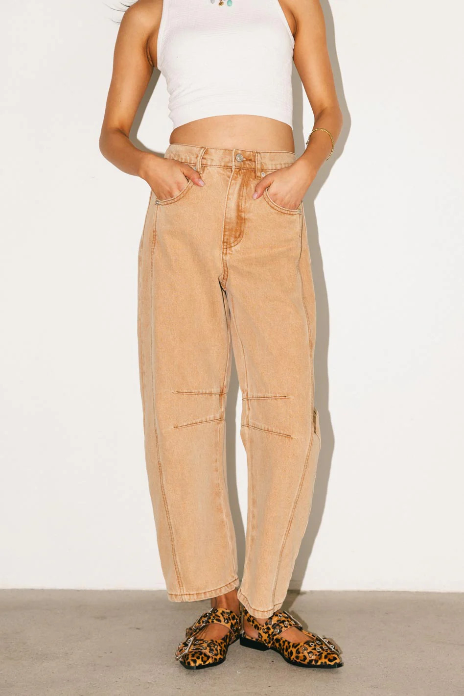 Lisette Barrel Jean in Rust - FINAL SALE | Böhme US