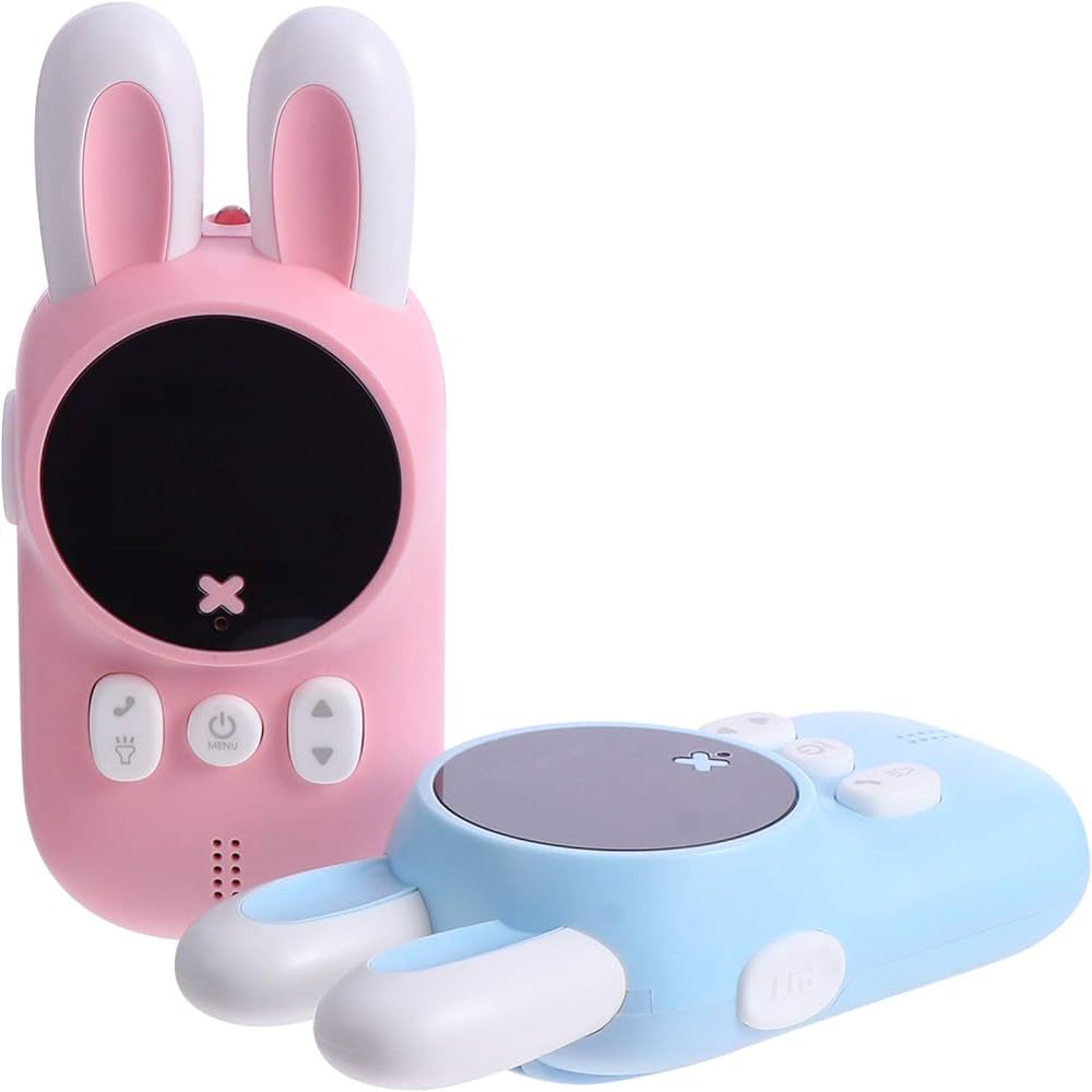 Milisten 2pcs Walkie Talkies Bunny Shaped 2 Way Radio Toy Parent- Interactive Toy for Outdoor Adv... | Amazon (US)