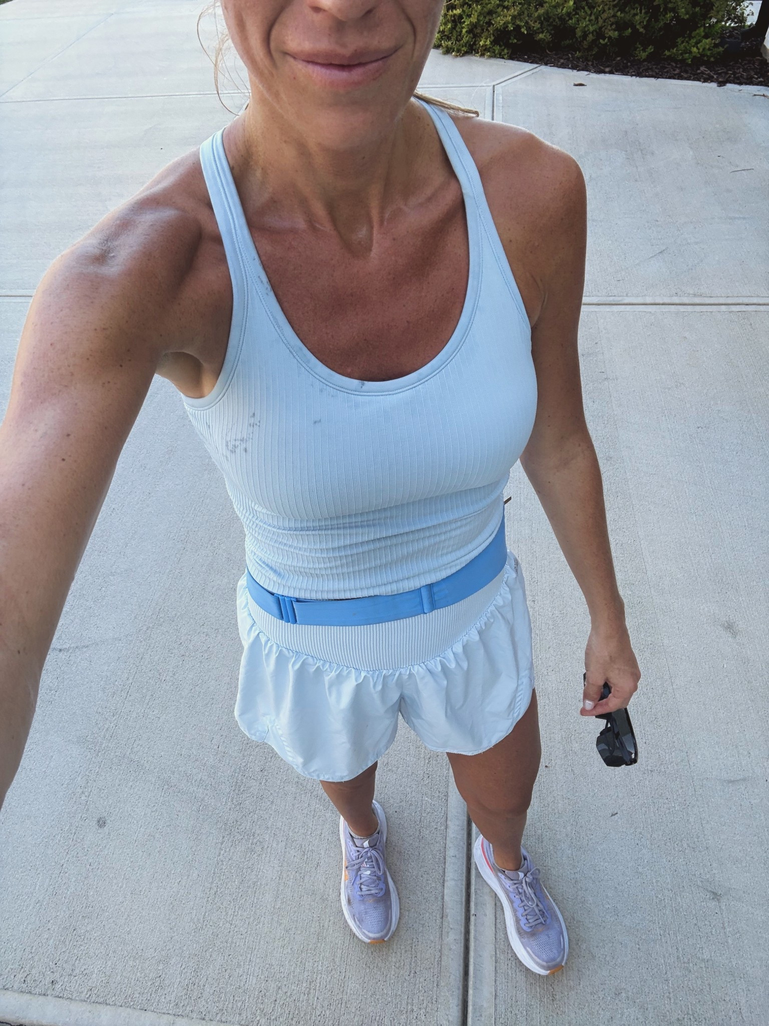 Running outfit today. Size small in the Amazon active tank and my usual medium in the shorts




Running gear, running shoes, hoka, FP movement, Amazon finds 

#LTKTall #LTKActive
