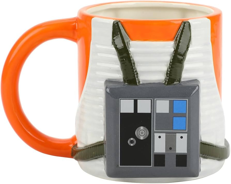 Bioworld Star Wars Rebel Pilot 16 Oz Sculpted Ceramic Mug | Amazon (US)