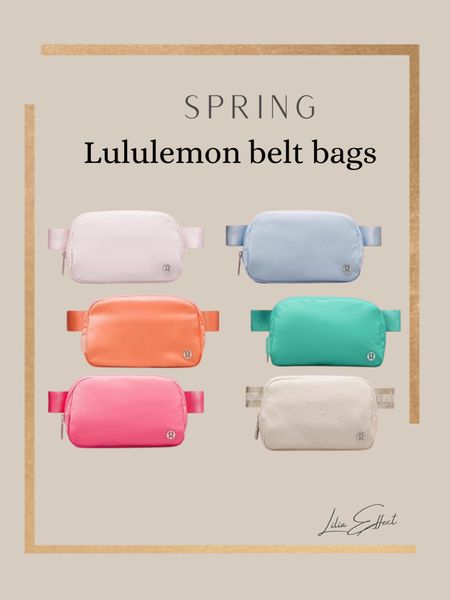 Lululemon belt bags available in new spring colors!

Easter basket idea • spring accessories 

#LTKstyletip #LTKSeasonal #LTKitbag