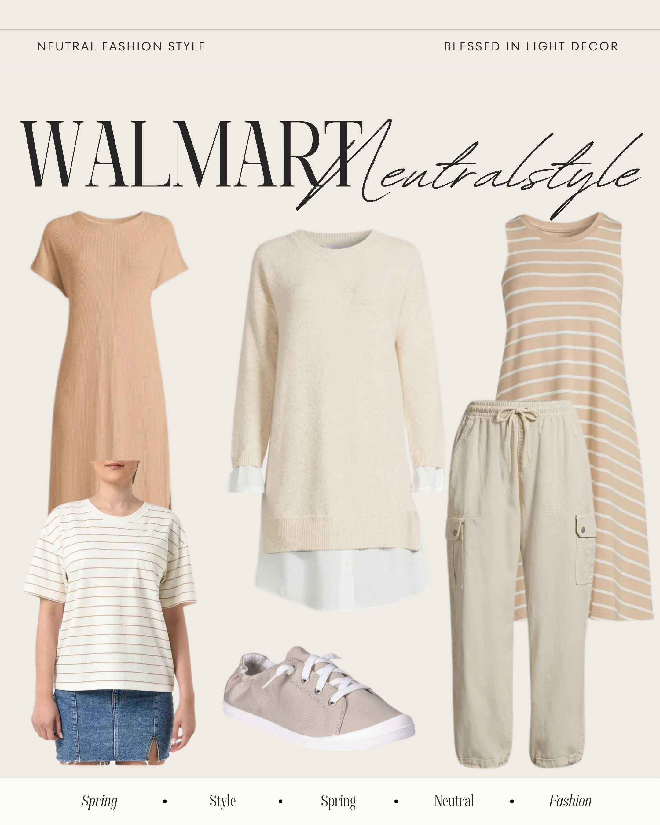 Walmart neutral style#spring2024 #styleinspo #styleblogger #deals #walmartfinds #walmartshopping #neutralstyle #neutrals #walmart #walmartpatner 

#LTKsalealert #LTKstyletip #LTKbeauty
