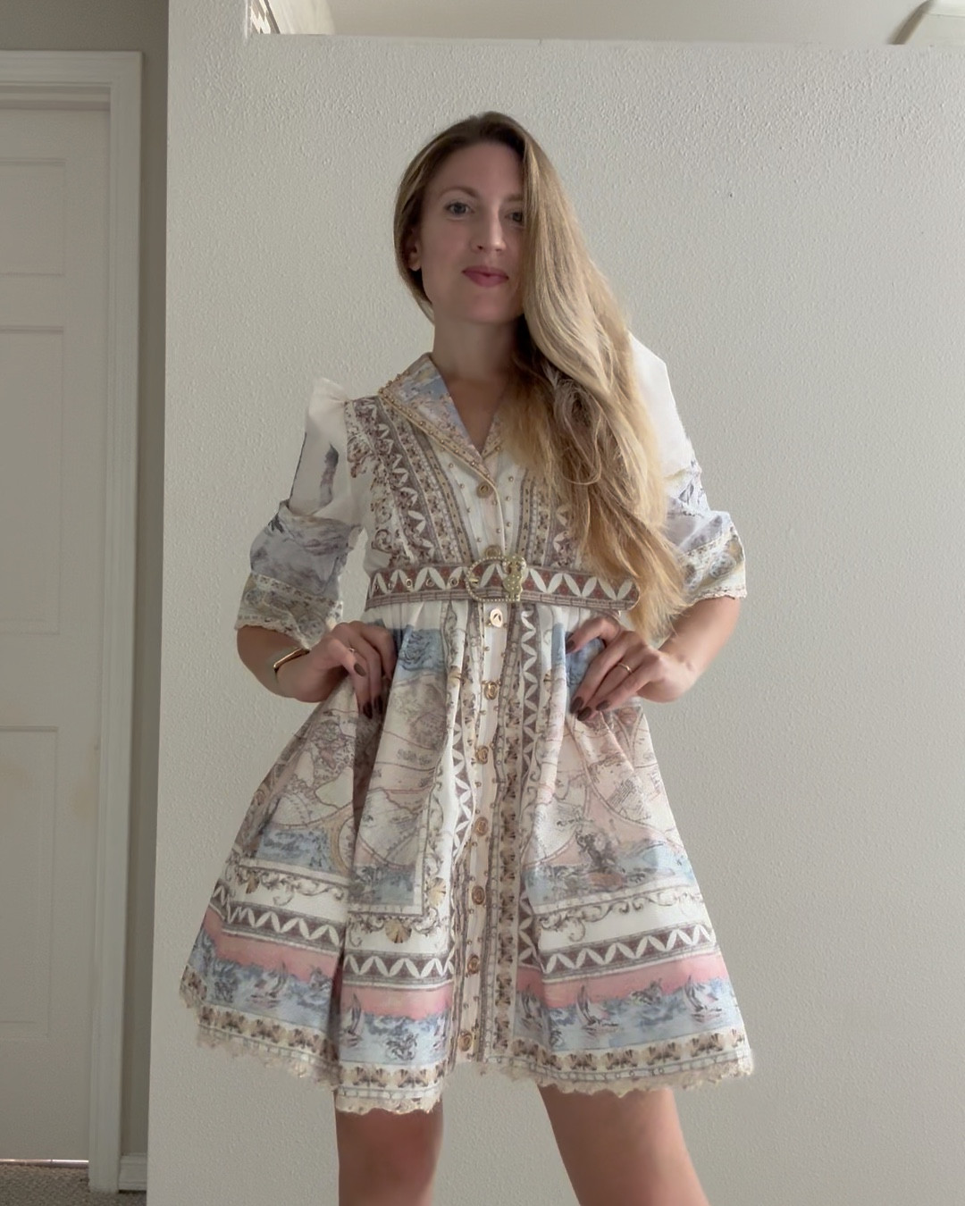 Zimmerman dupe from Miss Rosier but I found similar styles! #zimmerman #dress #mapdress #ootd #fashion #zimmermandupe 

#LTKPetite #LTKParties #LTKWedding