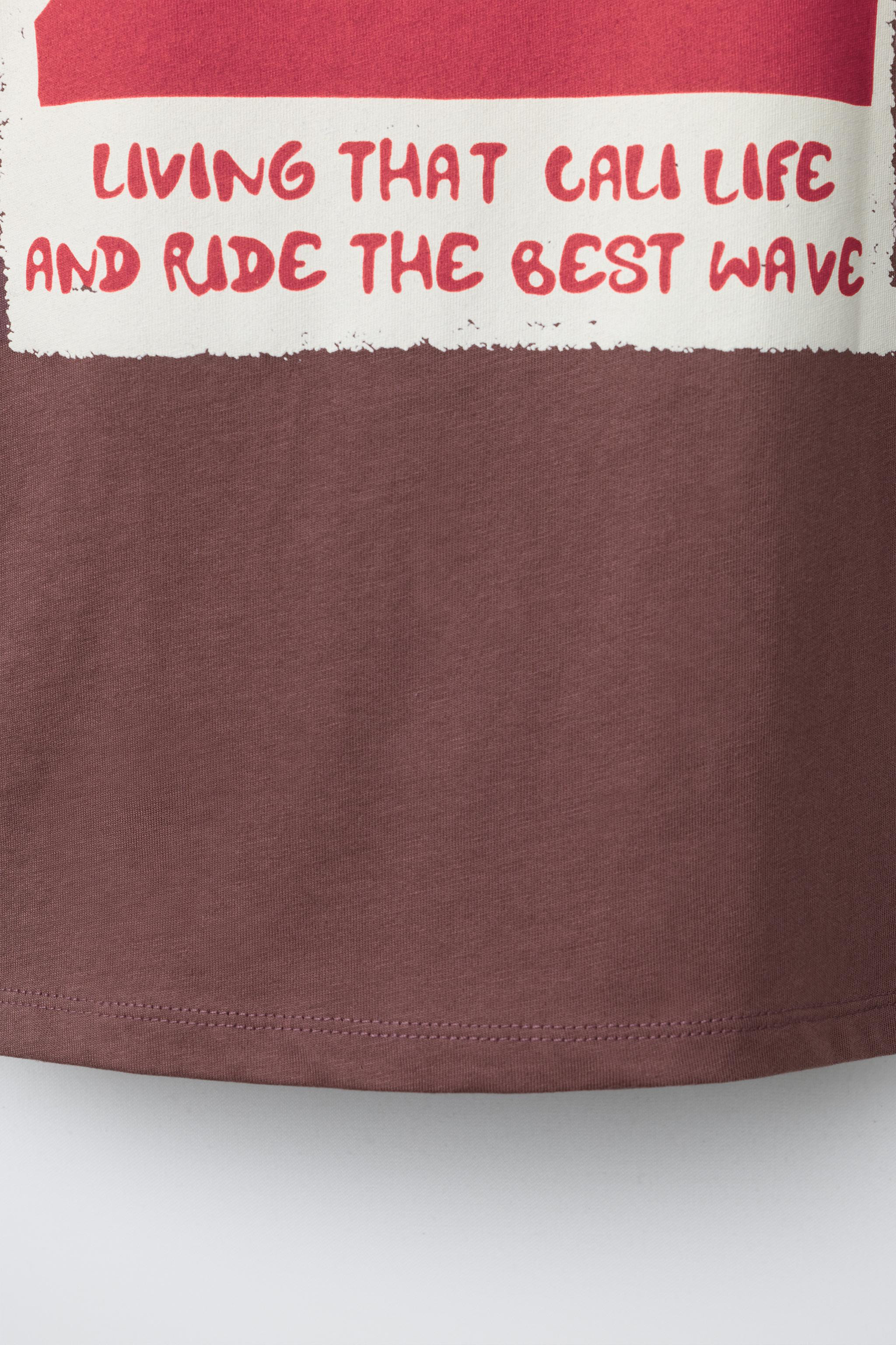 WAVE PRINT T-SHIRT | Zara US