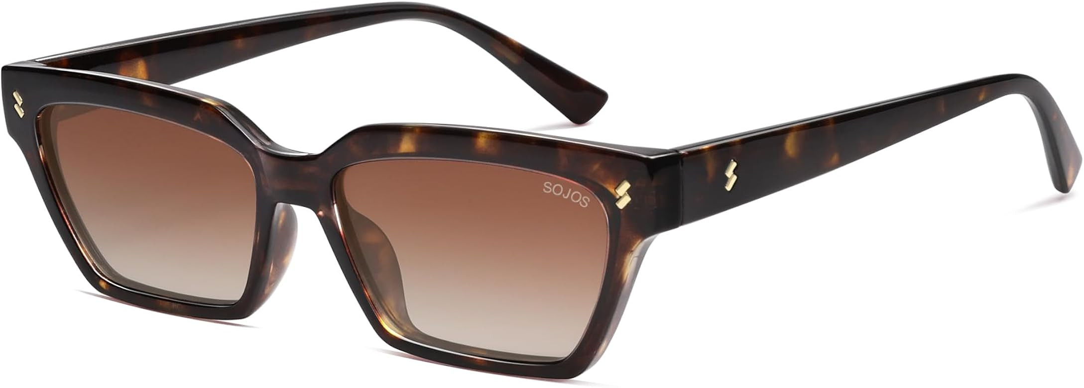 SOJOS Trendy Polarized Sunglasses Womens Men Retro Vintage 90s Cute Cat Eye Narrow Sun Glasses SJ... | Amazon (US)