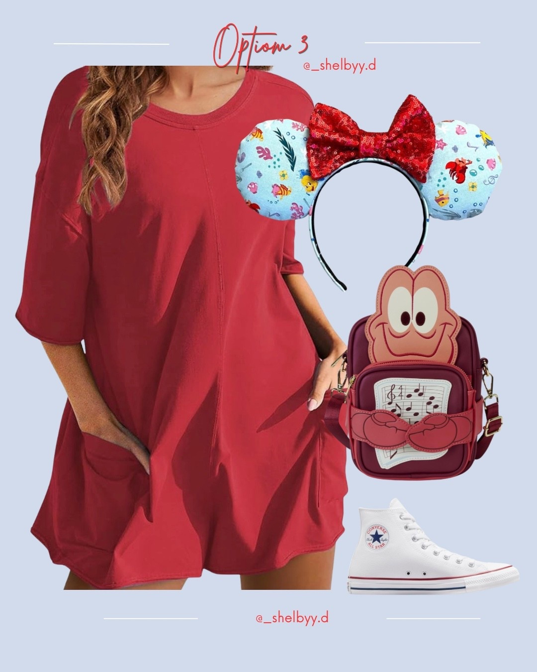 Disney world outfit, Little Mermaid Bound, Disney Bound, princess outfit, princess, outfit, casual, minimalist ❤️🌊#disney #waltdisneystudios #disneyworld #disnybound Cute Disney Outfit / Disney World Outfit / Disney Valentines Outfit / Fashion Outfits 

#LTKmomlife #LTKTravel #LTKActive
