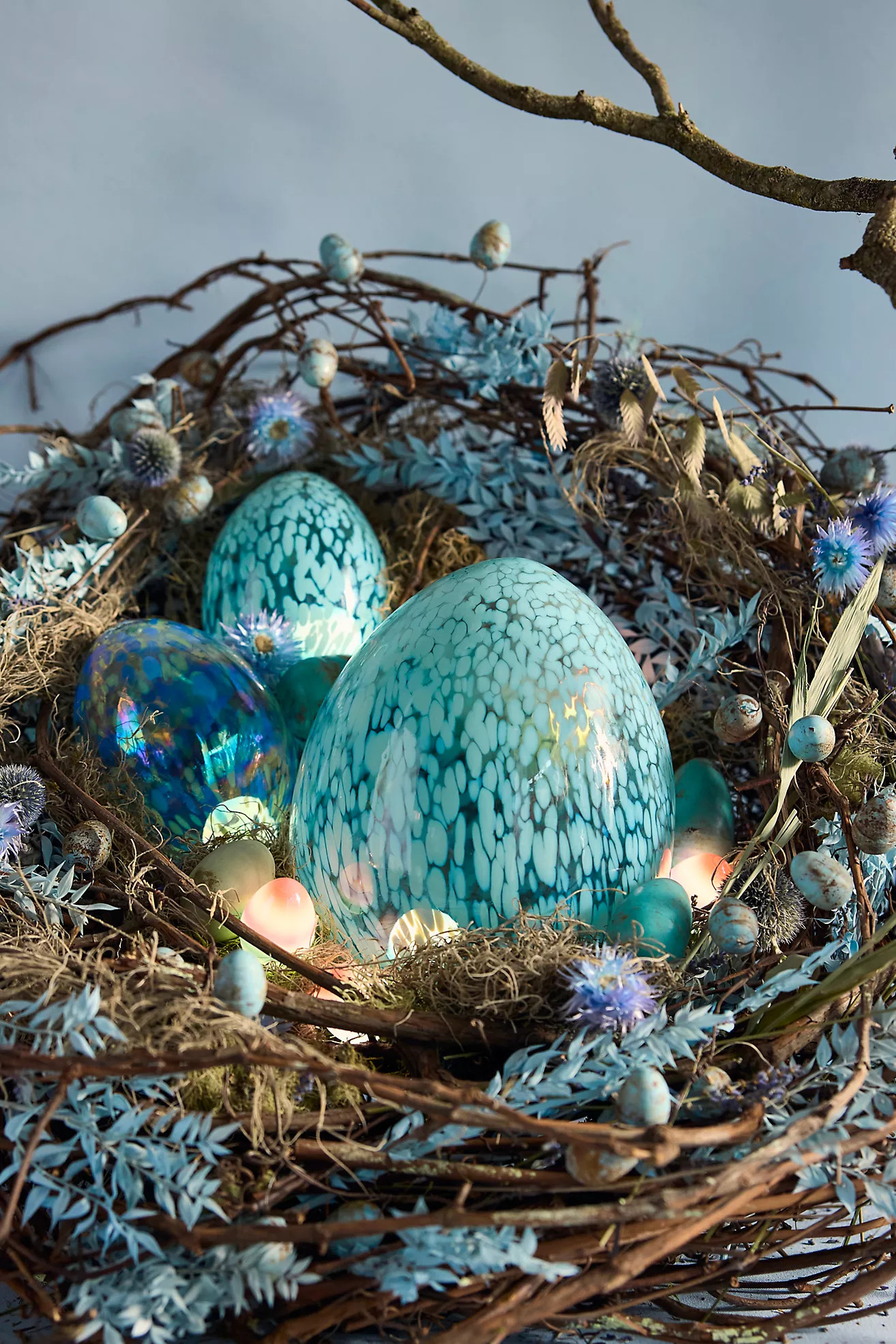 Confetti Luster Glass Egg, Small | Anthropologie (US)