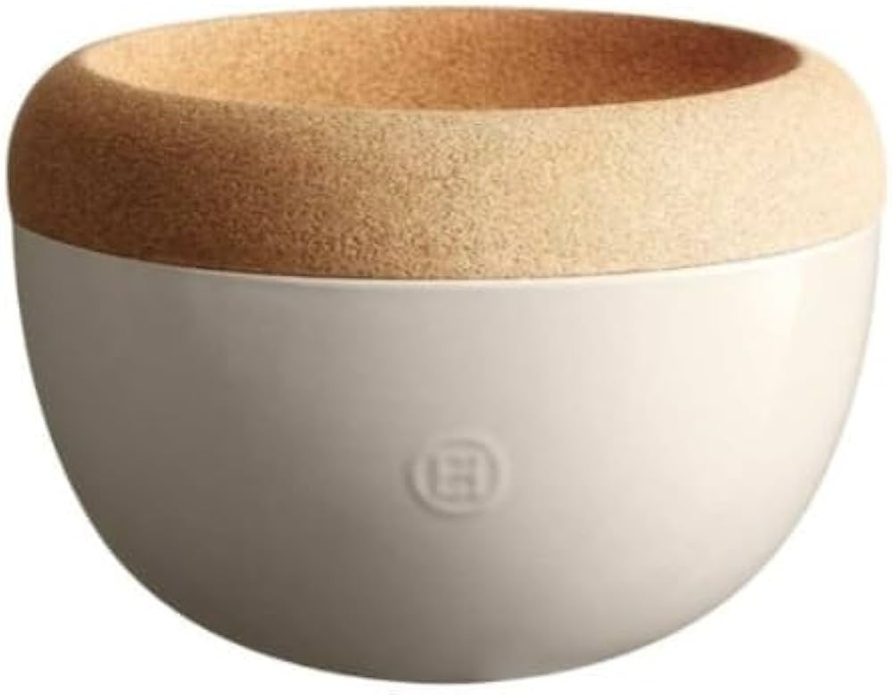 Emile Henry Made in France Deep Food Storage Bowl, 10.6 x 7.3in, Clay | Amazon (US)