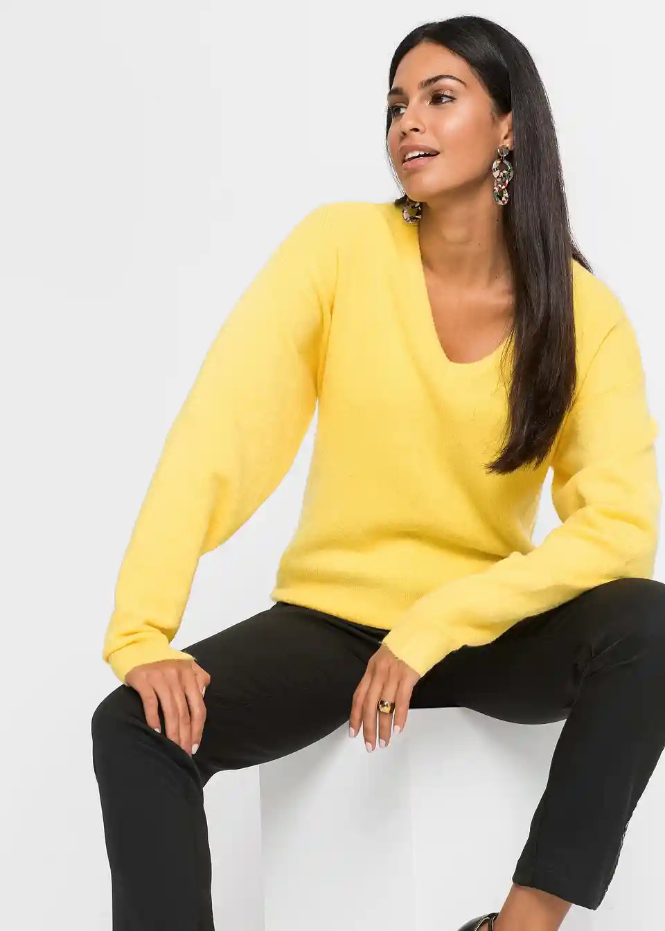 Oversize-Strick-Pullover | Bonprix DE