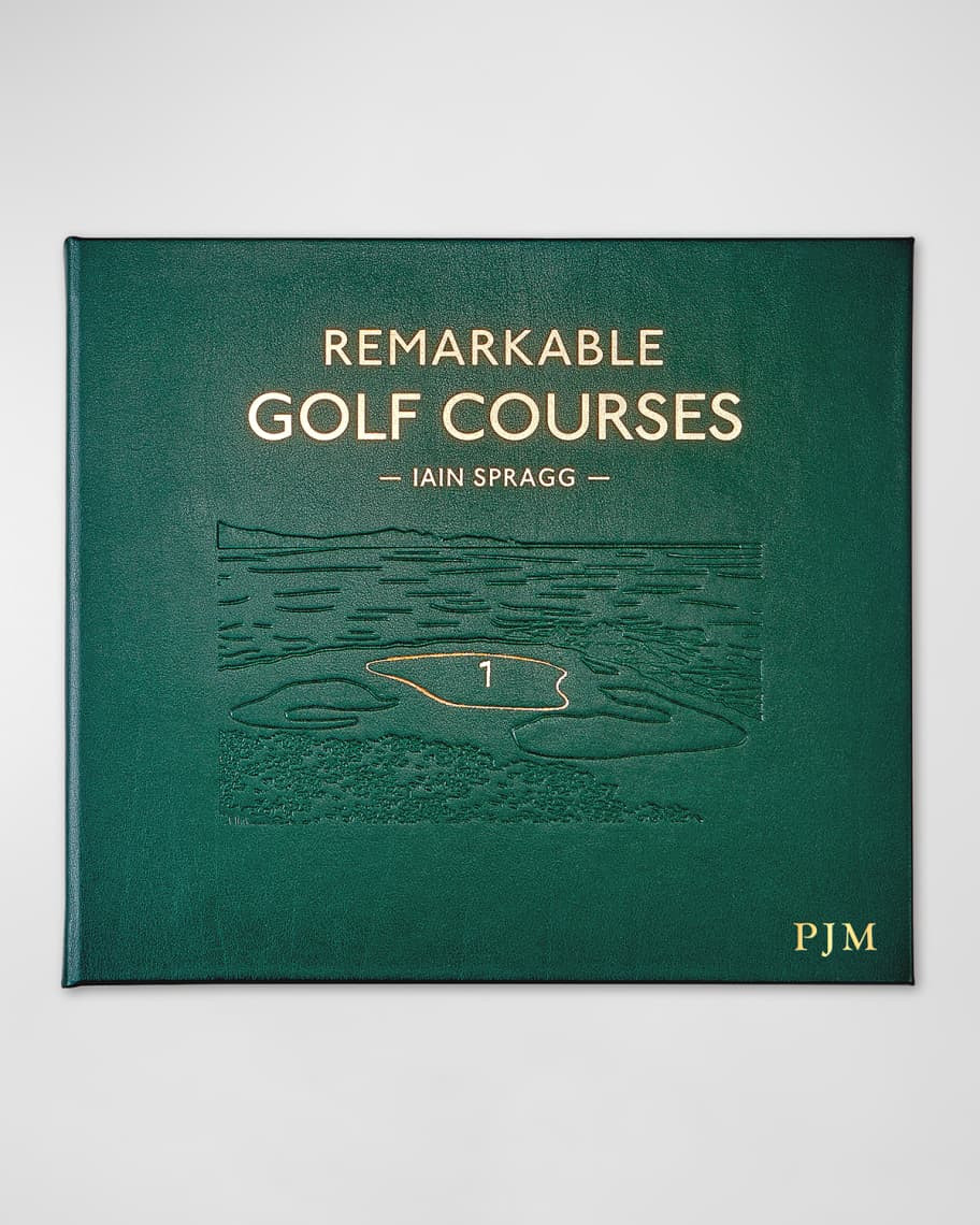 Graphic Image "Remarkable Golf Courses" Book - Personalized | Neiman Marcus