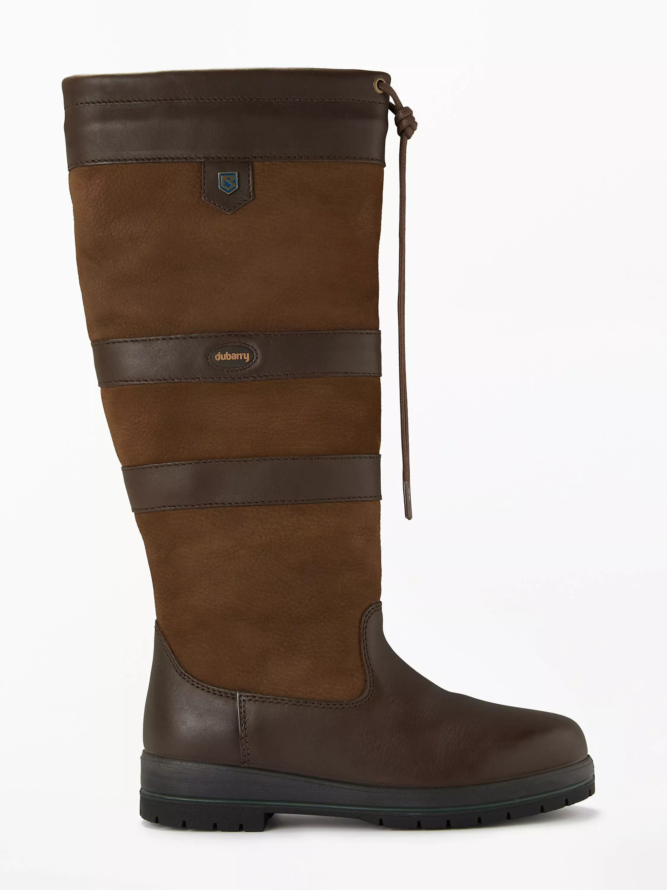 DubarryGalway Gortex Wide Calf Waterproof Knee High Boots, Walnut | John Lewis (UK)