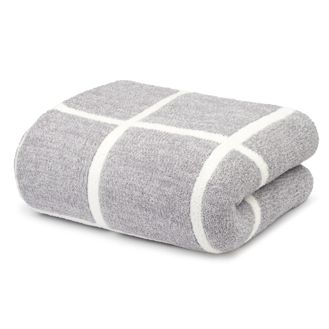 Heathered Window Pane Throw | Lakeview Home