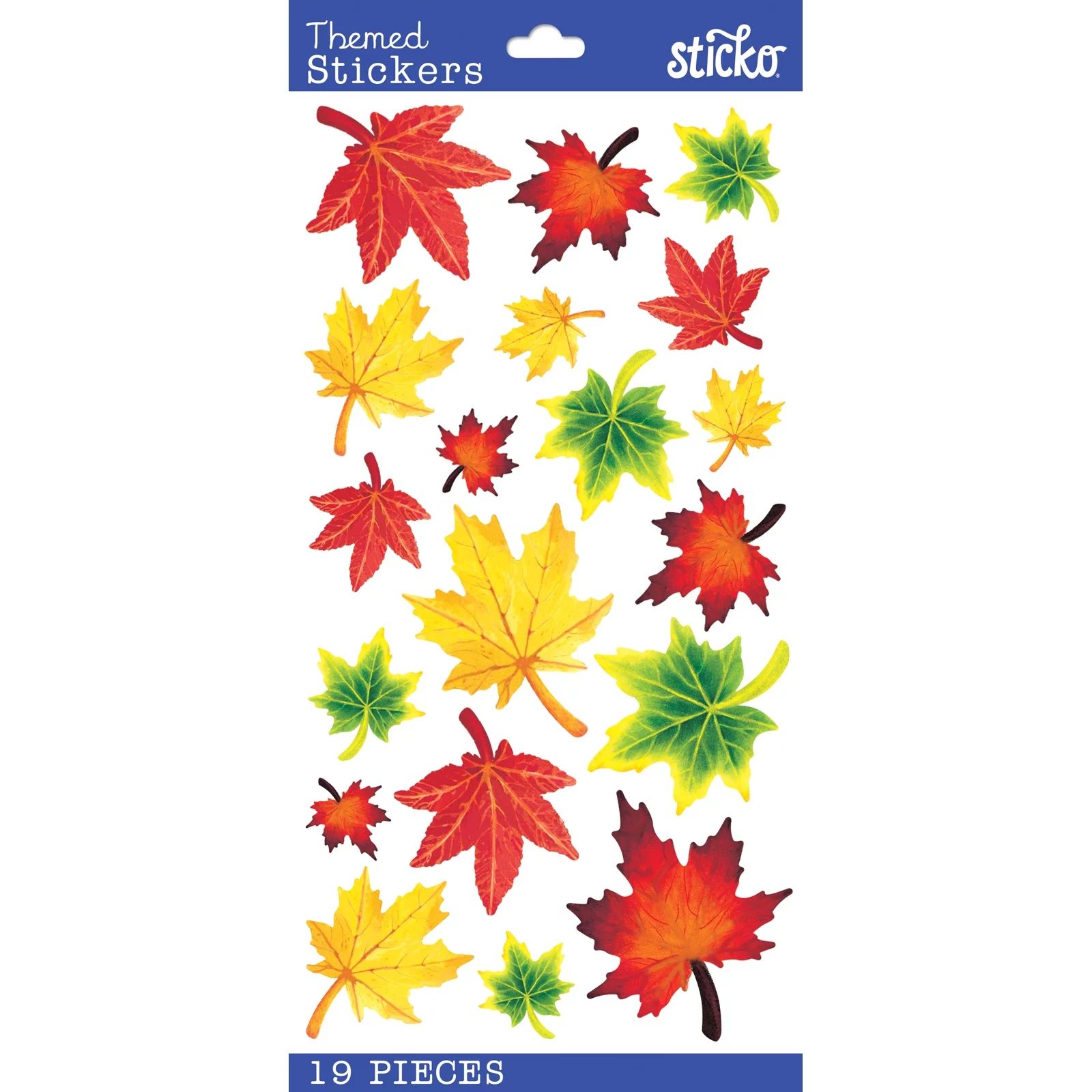 Wilton Classic Fall Maple Leaves Sticker, 19 Piece - Walmart.com | Walmart (US)