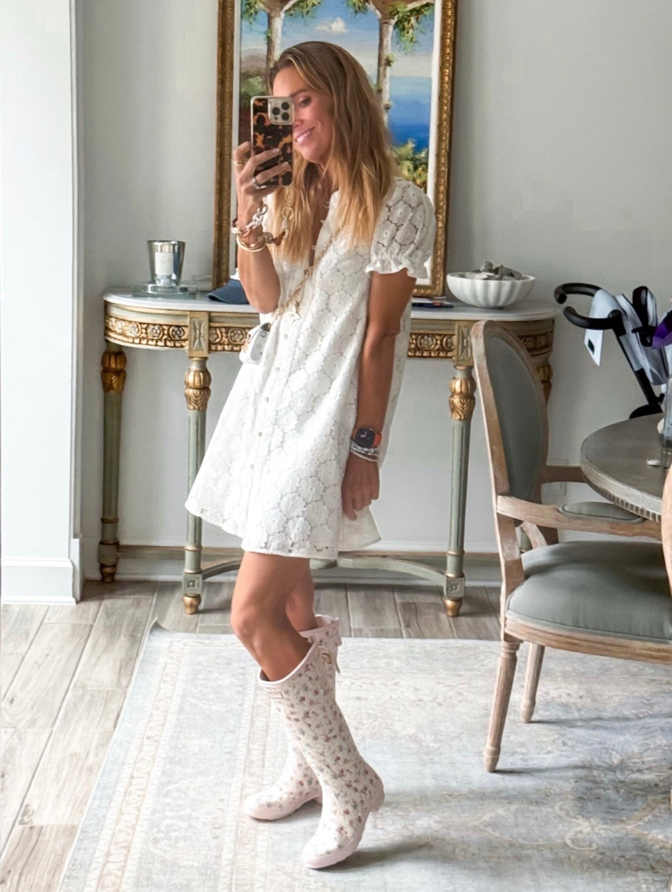 anthro lace dress Lace dress is giving Anthro but definitely not for the price This is the  perfect summer brunch/chuch dress @Wenrine shop #dress #anthro #ootd  #fitover40 #dealsforyoudays