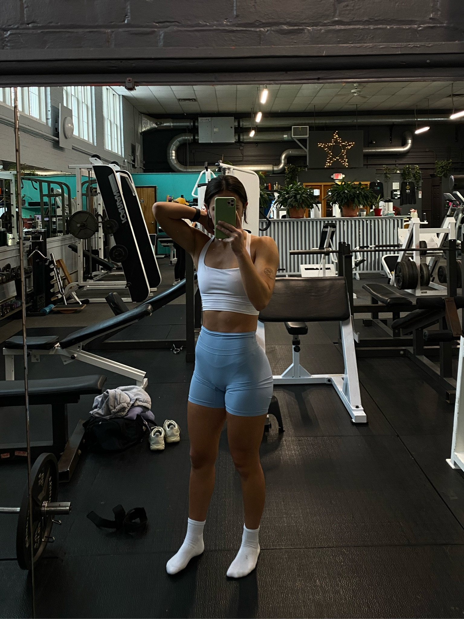 Whitney Simmons gymshark shorts are so elite🤍