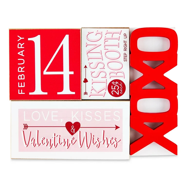 Way To Celebrate Love/kisses Tray Sets | Walmart (US)