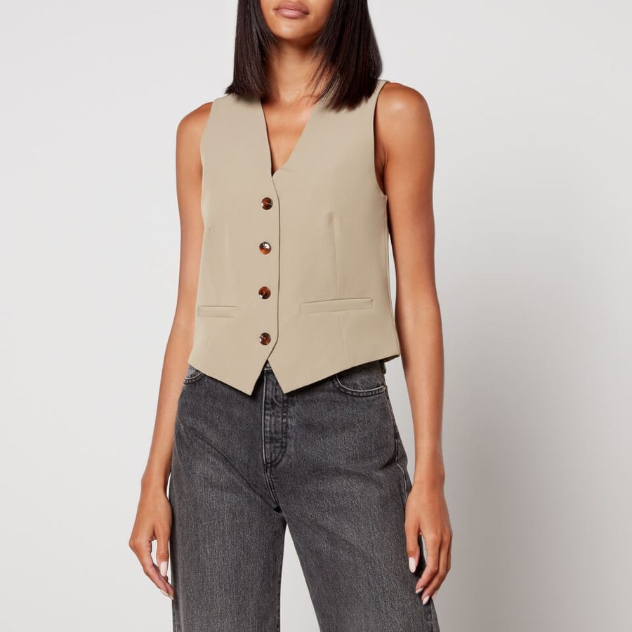 Samsøe Samsøe Ramona Crepe Vest | Coggles (Global)