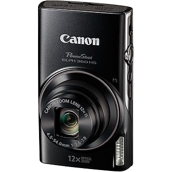 Canon PowerShot ELPH 360 Digital Camera w/ 12x Optical Zoom and Image Stabilization - Wi-Fi & NFC... | Amazon (US)