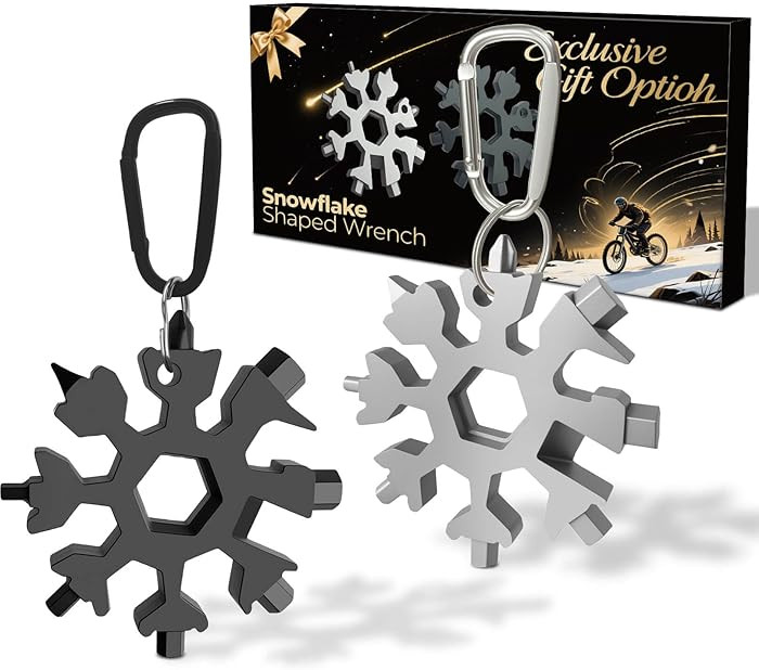 Stocking Stuffers for Men 2025 - Snowflake Multi Tool 2 Pack, Christmas Gifts for Him - Stainless... | Amazon (US)