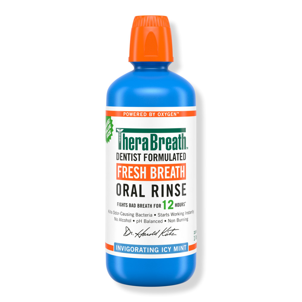 TheraBreath Invigorating Icy Mint Fresh Breath Oral Rinse - 33 oz | Ulta