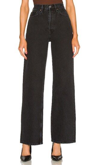 Originals 70s Ultra High Rise Wide Leg in Shaded Black | Revolve Clothing (Global)
