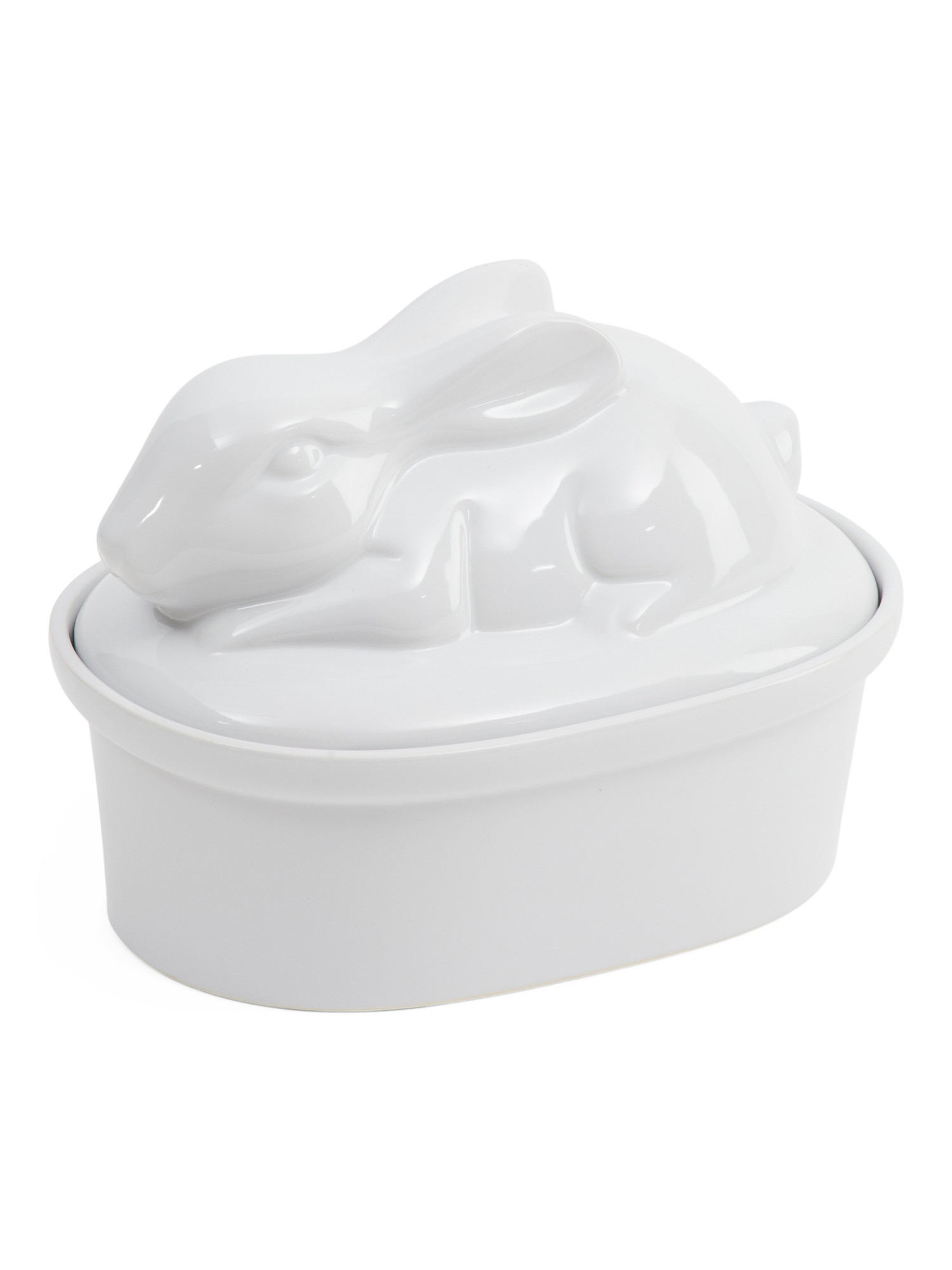 Casserole Pan With Figural Rabbit Lid | TJ Maxx