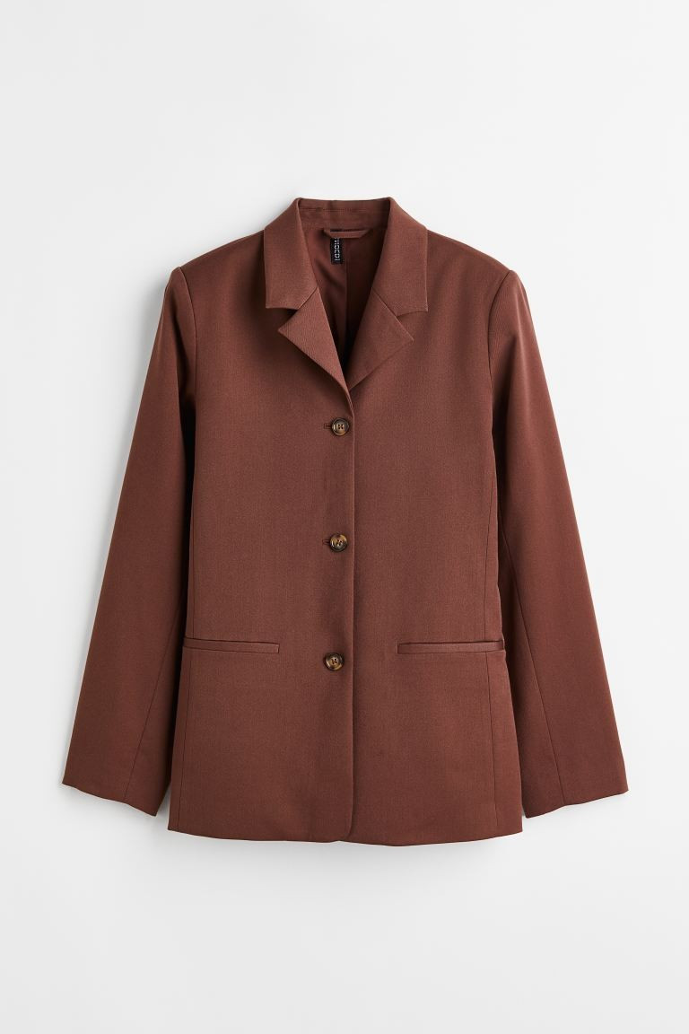 Single-breasted blazer | H&M (UK, MY, IN, SG, PH, TW, HK)