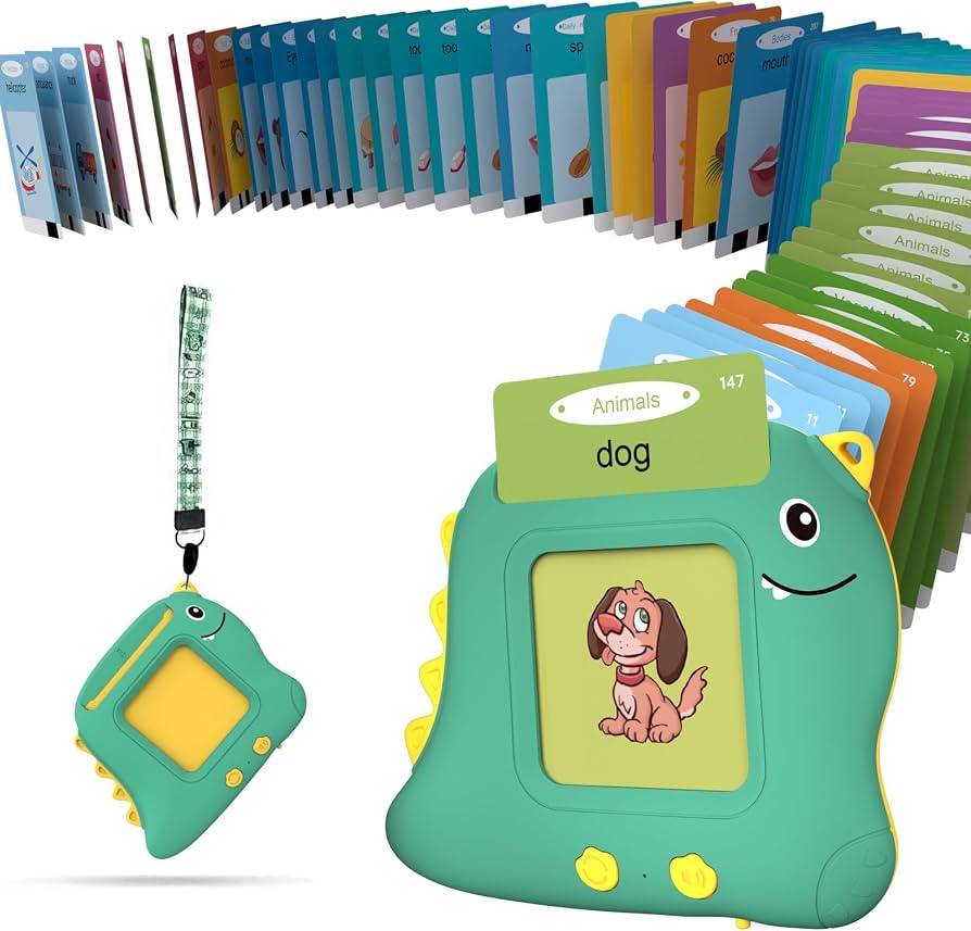 Talking Flash Cards, Montessori Learning Toy for Toddler, Autism Sensory Product Speech Therapy T... | Amazon (US)