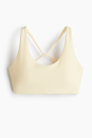 H & M - Sport-BH mit SoftMove Light Support - Gelb - Sportswear | H&M (DE, AT, CH, NL, FI)