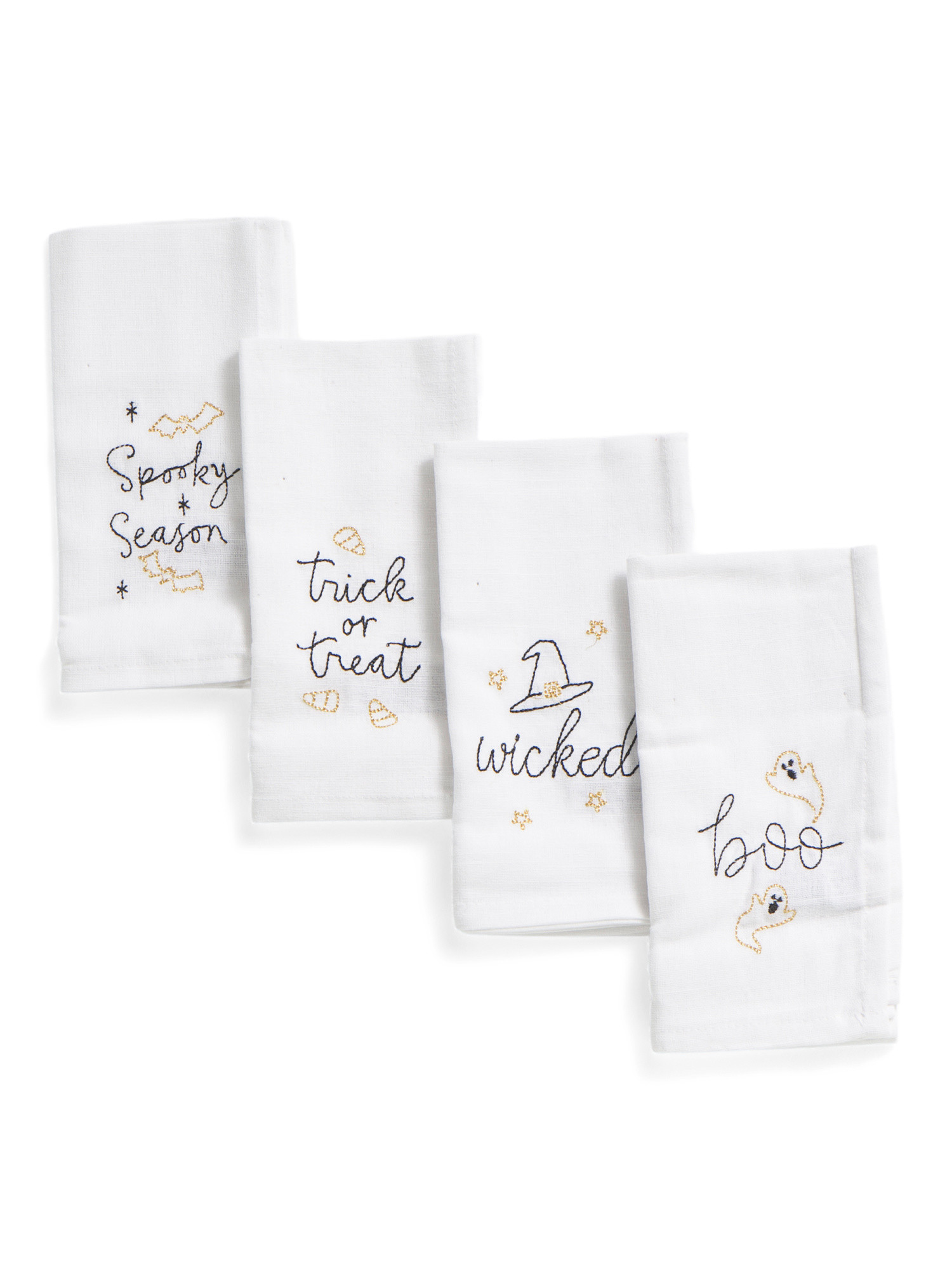 4pc Halloween Word Napkins | TJ Maxx