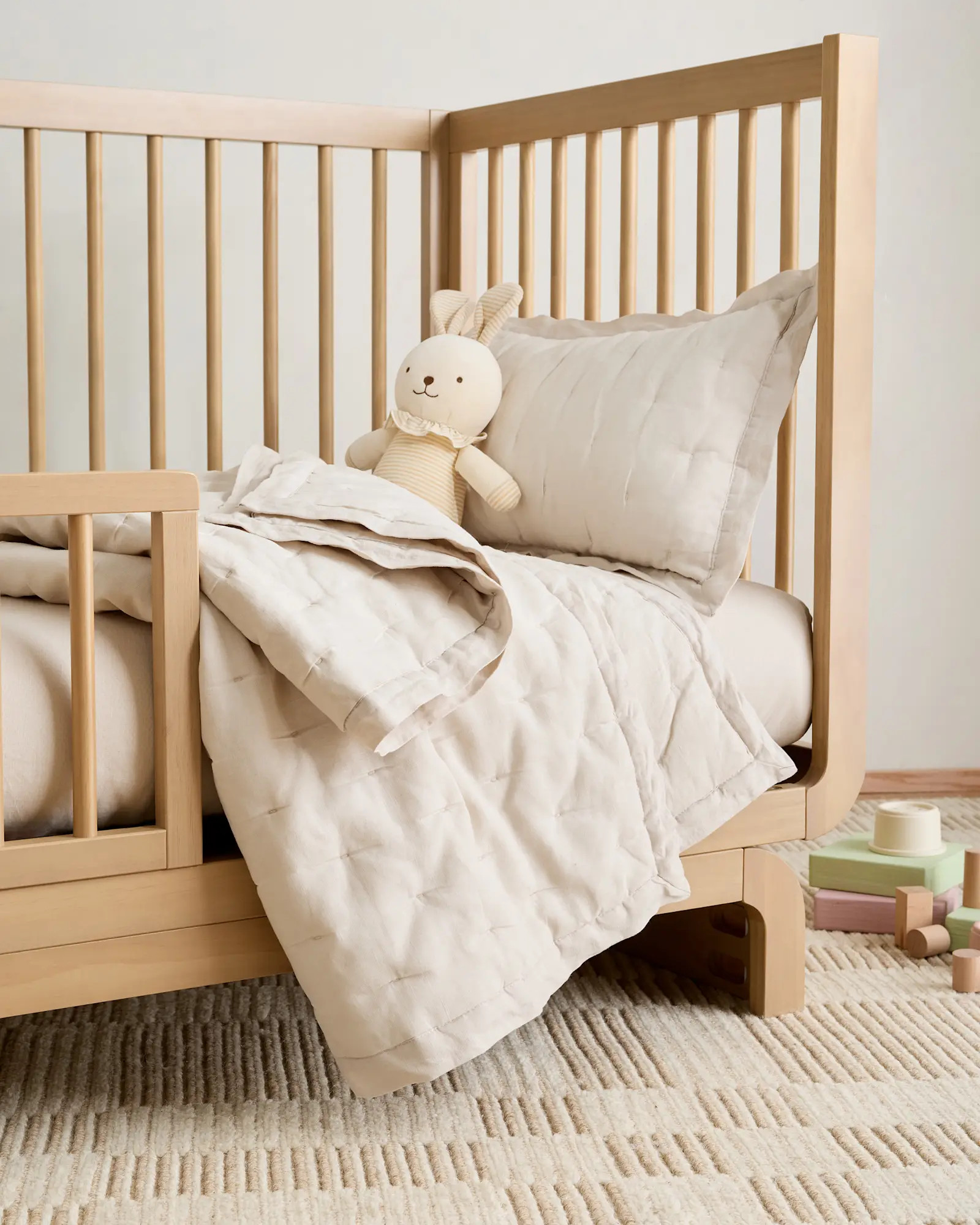 European Linen Toddler Dream Quilt & Sham Set | Quince