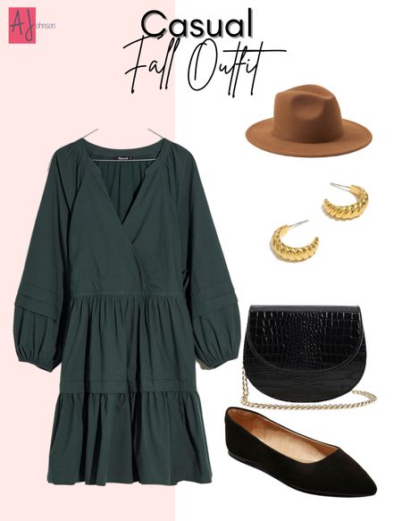 Fall outfit, casual outfit, fall fashion, fall look, fall trends, madewell fall, fall shoes, madewell dress, date dress, fall dress

#LTKunder100 #LTKSeasonal #LTKstyletip