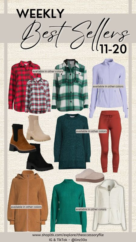Chenille tunic sweater, athletic hoodie, athleisure jacket, jogger leggings, oversized sweater, flannel shirt, shacket, shirt jacket, ugg inspired slipper shoes, Walmart fashion finds, Walmart must haves, fall outfits, fall shoes, fall looks, Chelsea boots, Christmas flannels, tartan flannels, sherpa jacket, athleisure wear 

#LTKHoliday #LTKfindsunder50 #LTKSeasonal