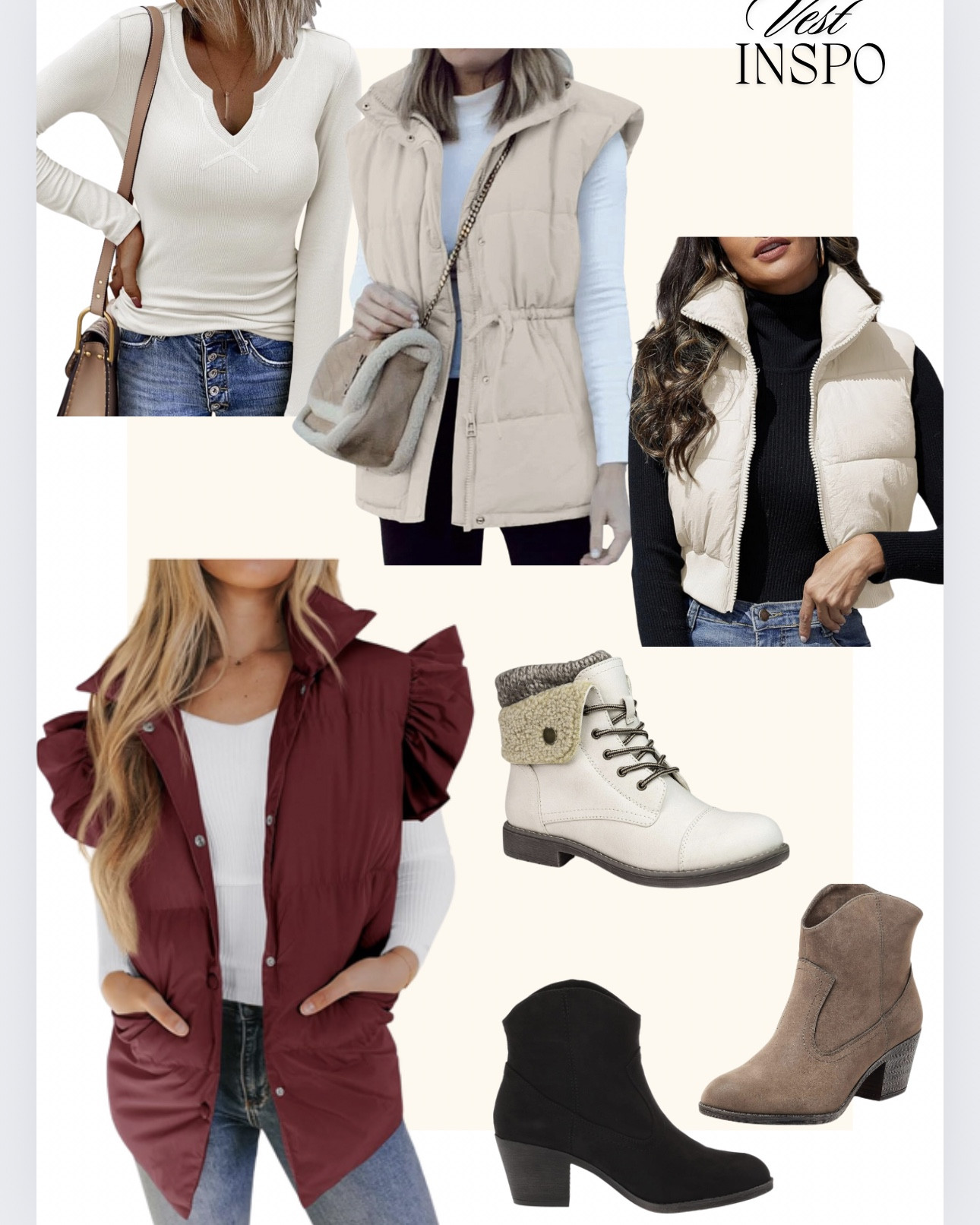 Vests are my favorite way to strut through the fall and winter months!!! Check this adorable pieces out! 

#LTKSaleAlert #LTKSeasonal #LTKFindsUnder50