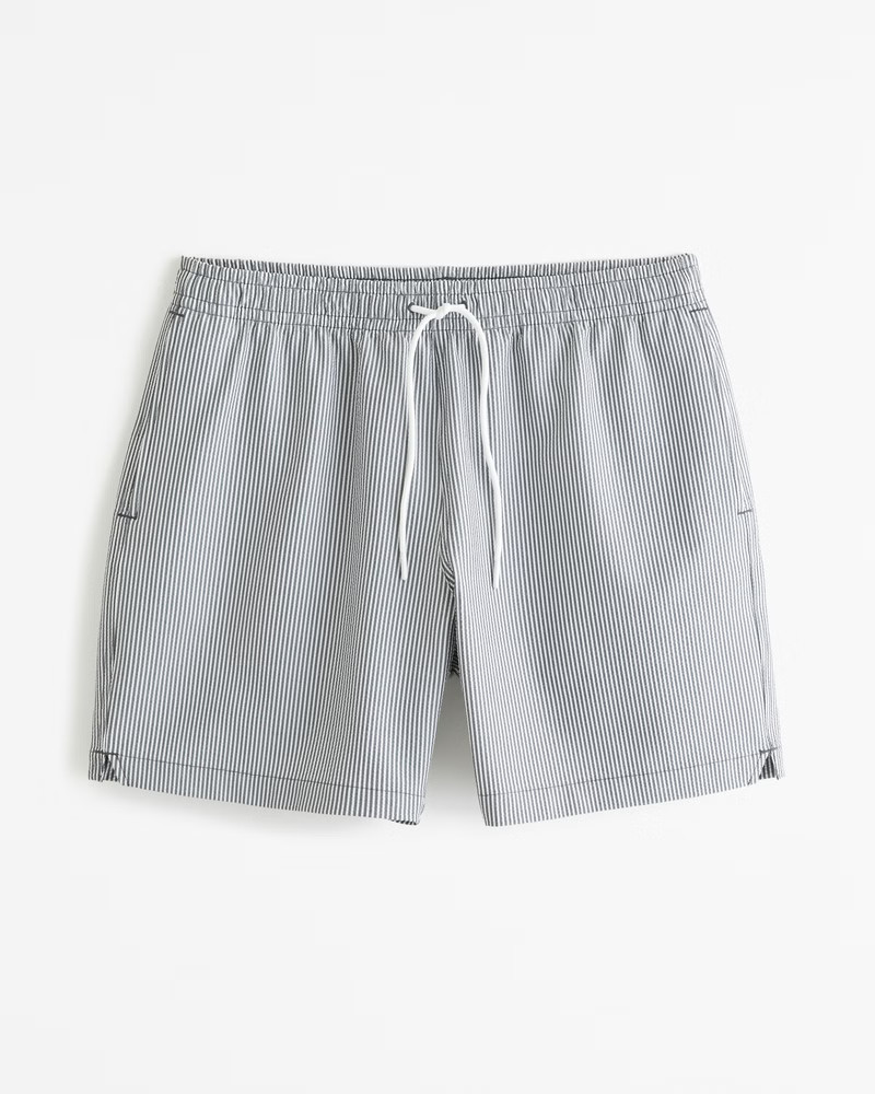 Pull-On Seersucker Swim Trunk | Abercrombie & Fitch (US)