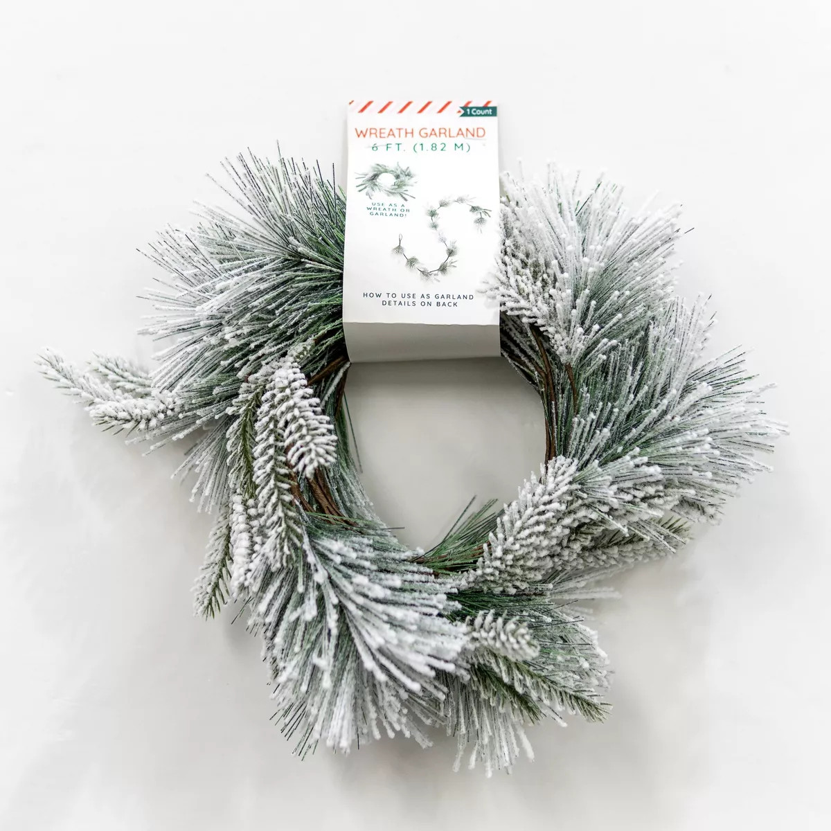 Snowy Pine Garland/Wreath - Bullseye's Playground™ | Target