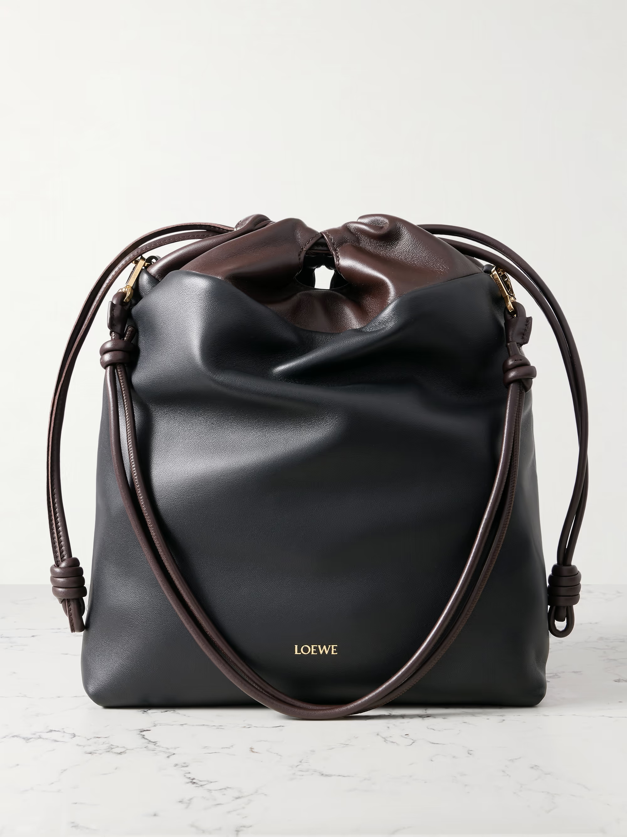 Flamenco two-tone leather tote | NET-A-PORTER (US)