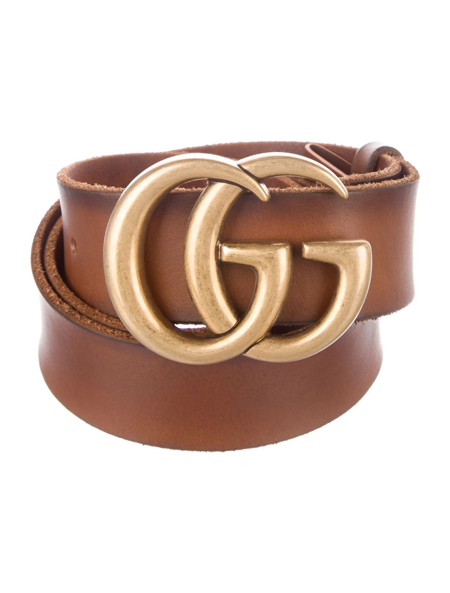 Double G Logo Leather Belt | The RealReal