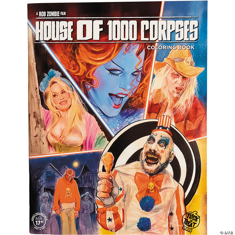 House of 1000 Corpses™ Adult Coloring Book | Oriental Trading Company