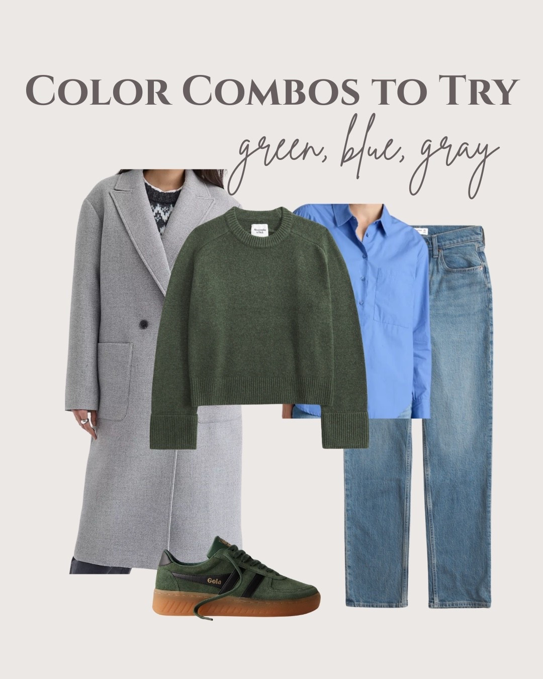 What to wear in winter
What to wear in March when it’s still cold
Green blue and gray color combo
Casual mom outfit 

#LTKmomlife #LTKOver40 #LTKootd