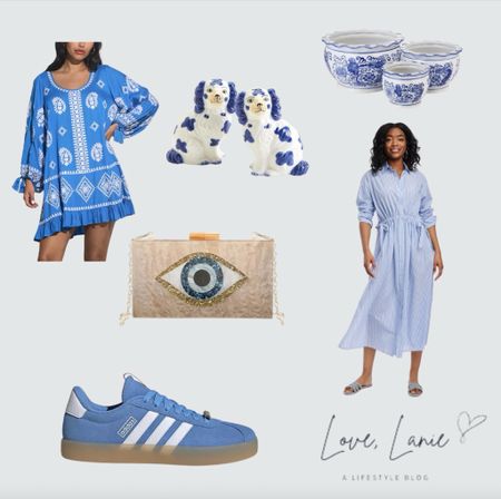 Blue and white essentials 😉 a few tried and true blue and white clothing and home decor pieces I have in my closet and home. 

#LTKSaleAlert #LTKShoeCrush #LTKStyleTip