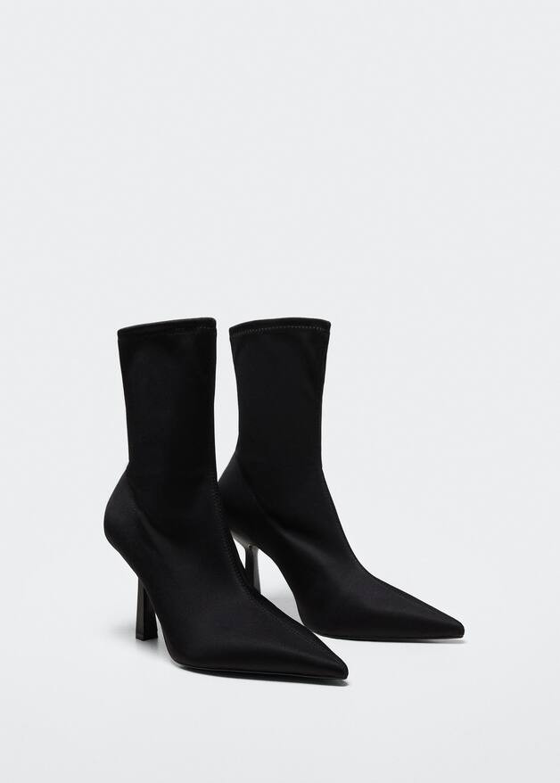 Heel sock boots -  Women | Mango United Kingdom | MANGO (UK)