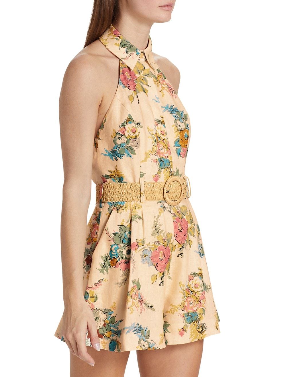 Clover Belted Floral Playsuit | Saks Fifth Avenue