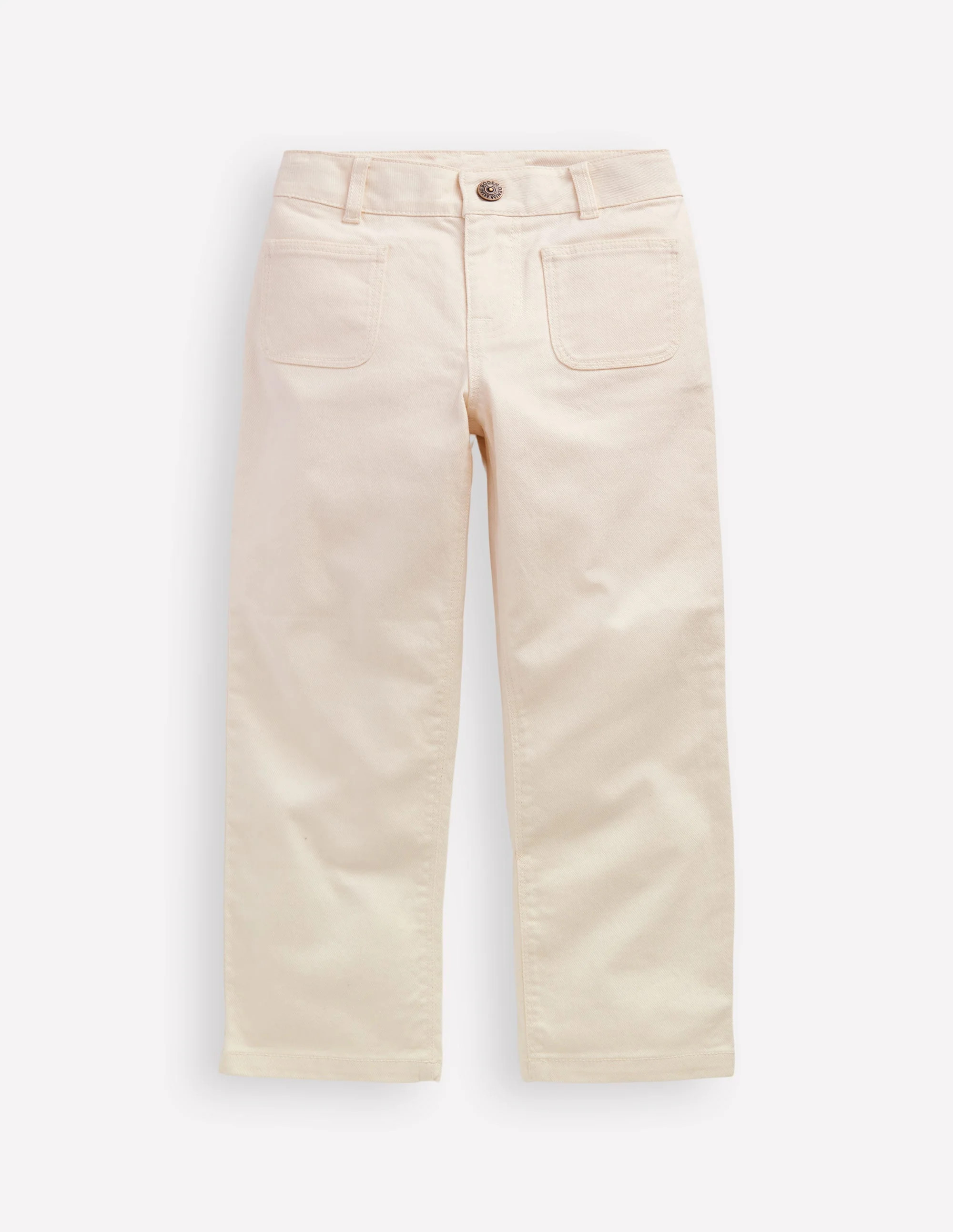 Patch Pocket Pants-Vanilla White | Boden (US)