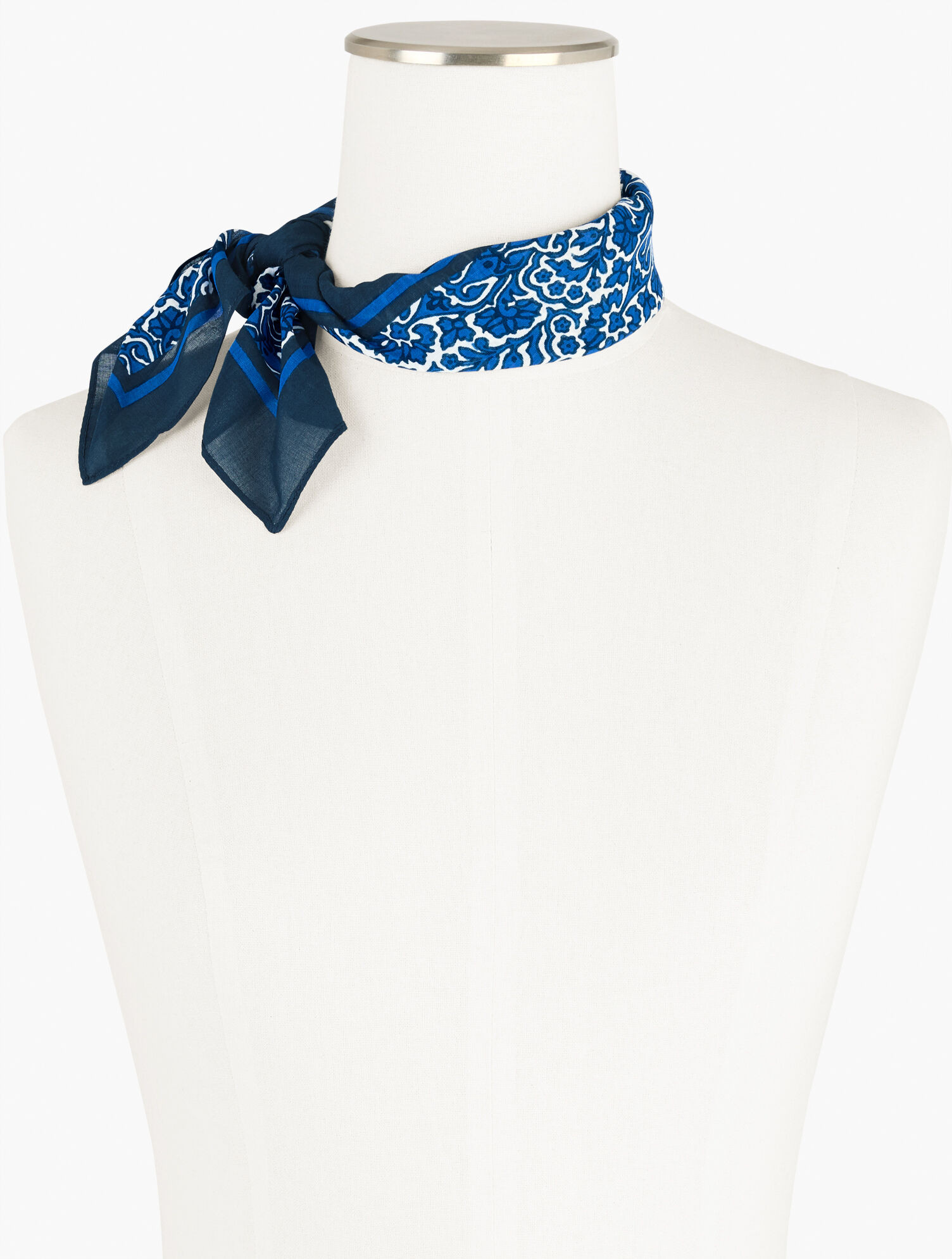 Woodland Damask Neckerchief | Talbots