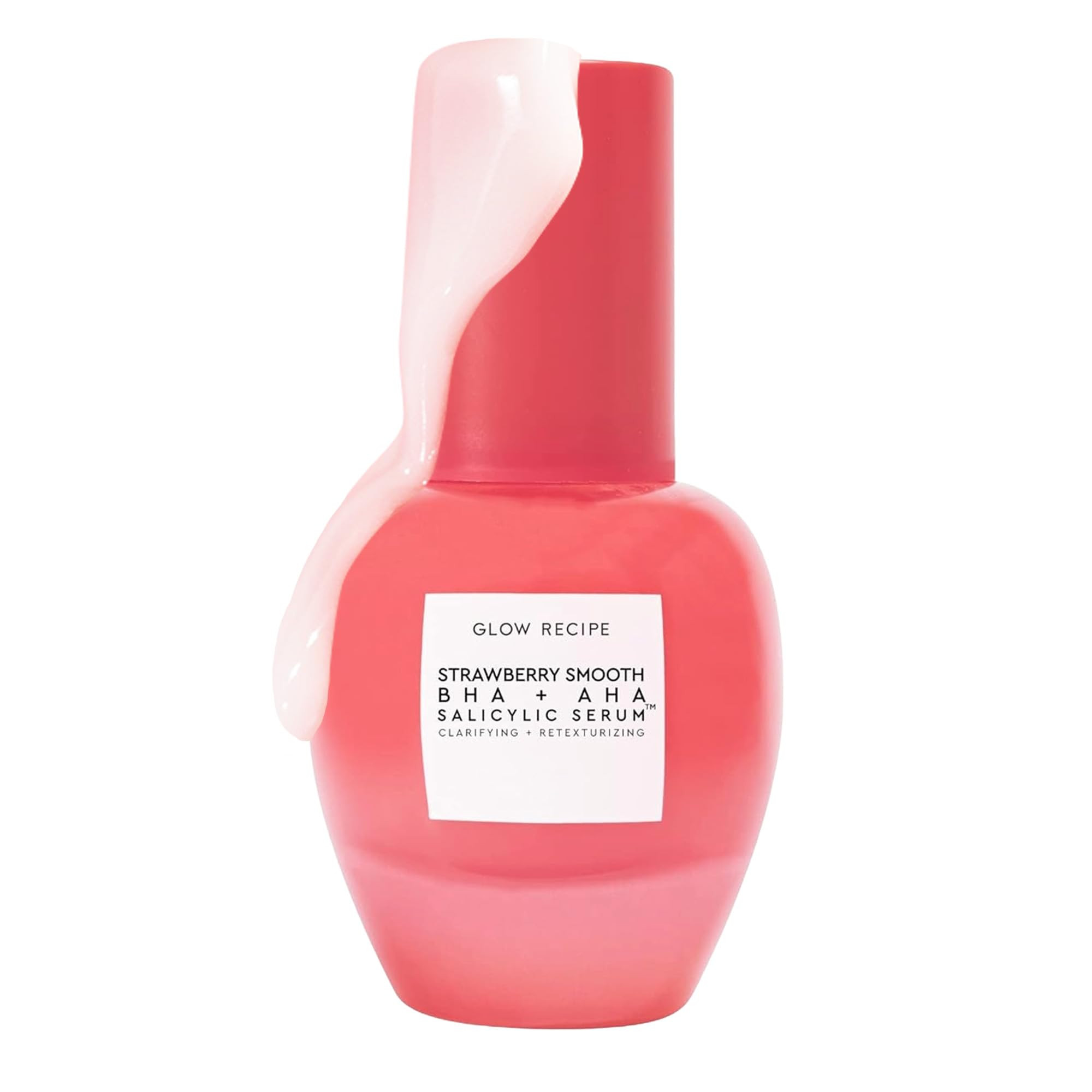 Glow Recipe Strawberry Smoothing Salicylic Acid Serum - Blemish Clarifying Skin Care, AHA BHA Exf... | Amazon (US)
