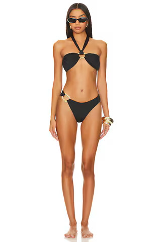 Cin Cin Locket Bandeau Top in Black from Revolve.com | Revolve Clothing (Global)