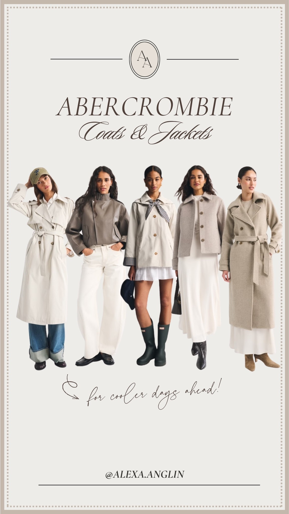Elevated coats & jackets just launched at Abercrombie- always love a lot of their styles for fall/winter! Plus, their long coats come in several different lengths 🙌🏼 

New arrivals || Abercrombie finds || women’s fall style || women’s fall outfits || teacher outfits || fall style || trendy outfits

#LTKSeasonal