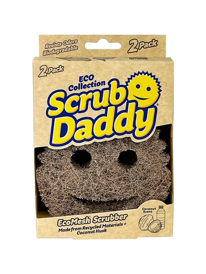 SCRUB DADDY Scrub Daddy EcoMesh Scrubber, 2 CT | Amazon (US)